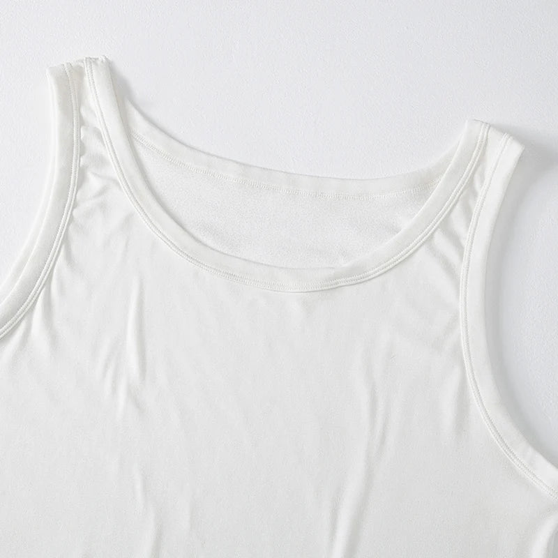 1/3 Piece Men's Four Seasons Black And White Classic Color Basic Tank Top