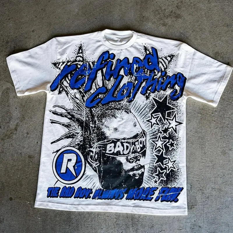 Bad Boy Graphic Print Cotton T-Shir