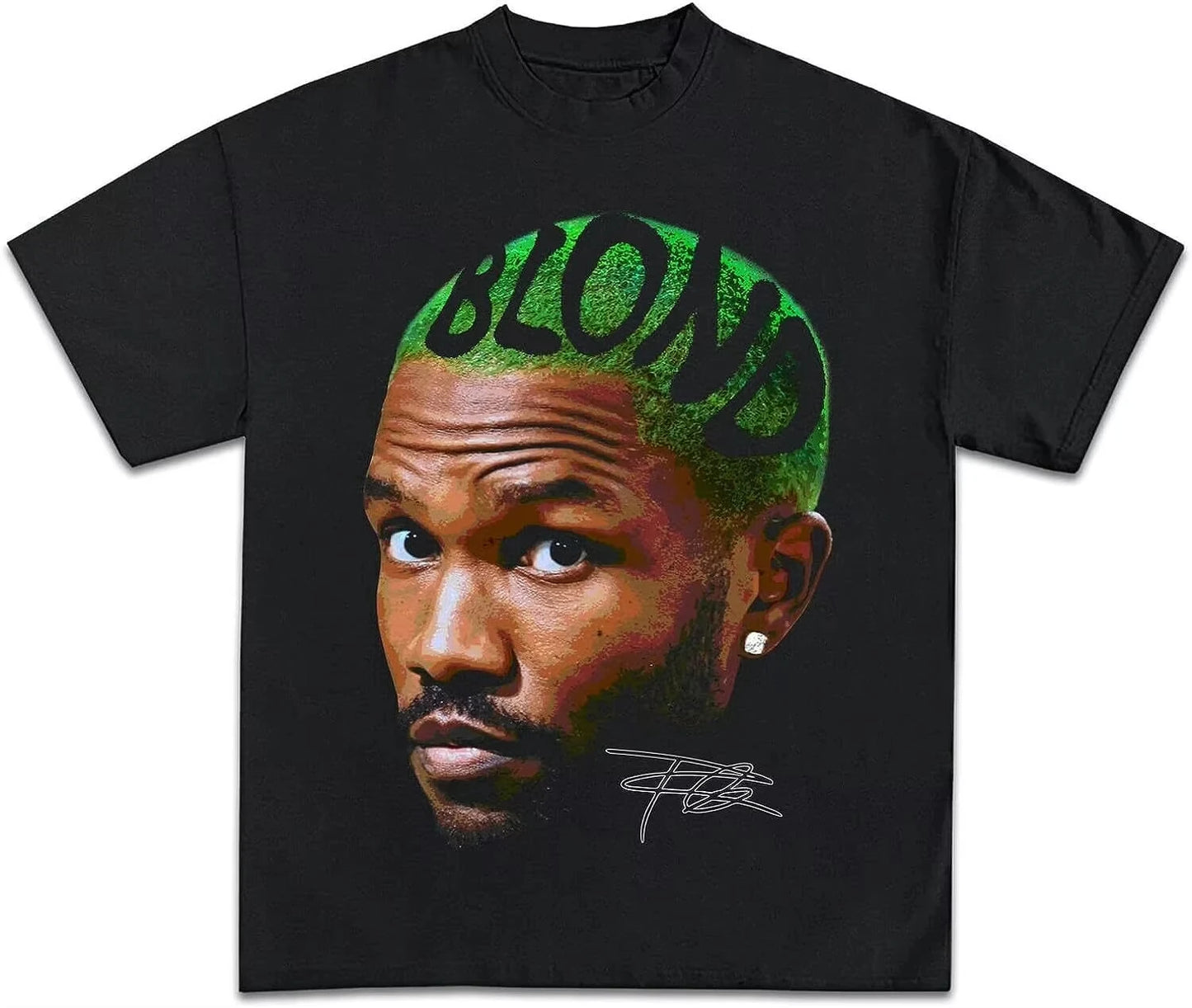 Frank Oceans Shirt Rap Tee Concert Merch Blonds Album Cover