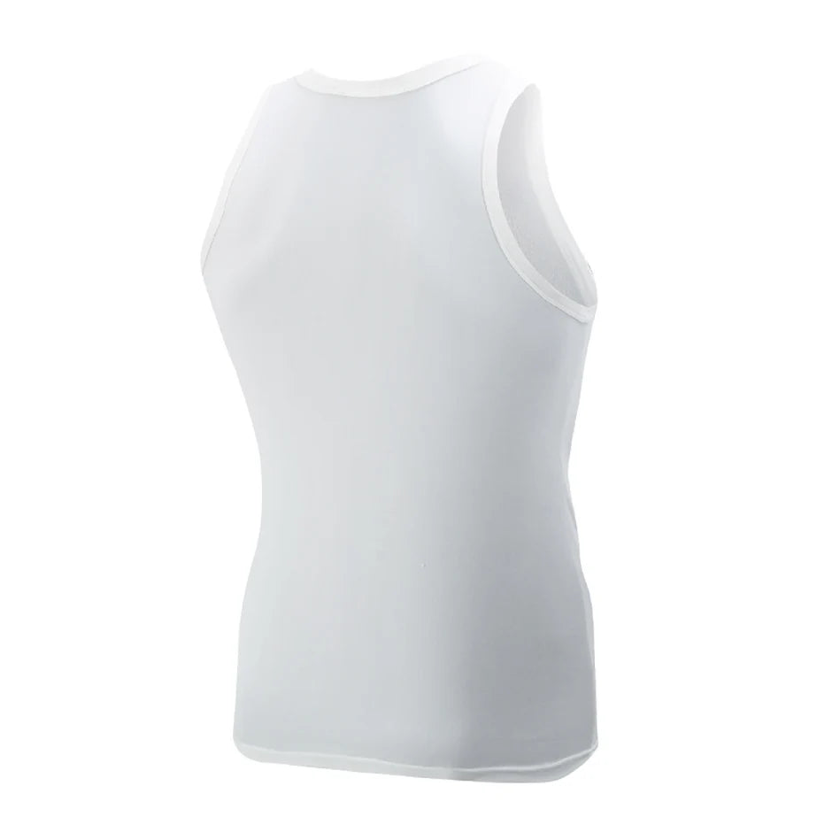 1/3 Piece Men's Four Seasons Black And White Classic Color Basic Tank Top