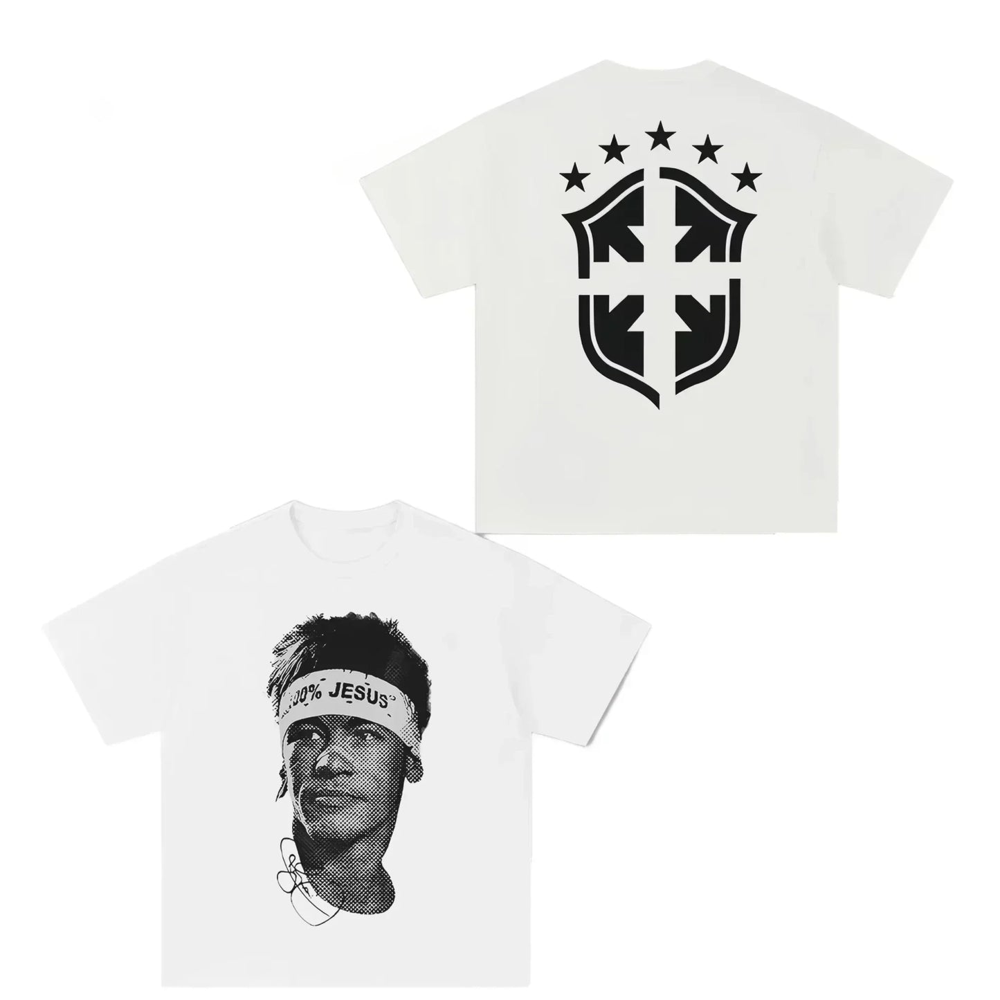 Cristiano Ronaldo Neymar Lionel Messi Casual Short Sleeve Tshirt