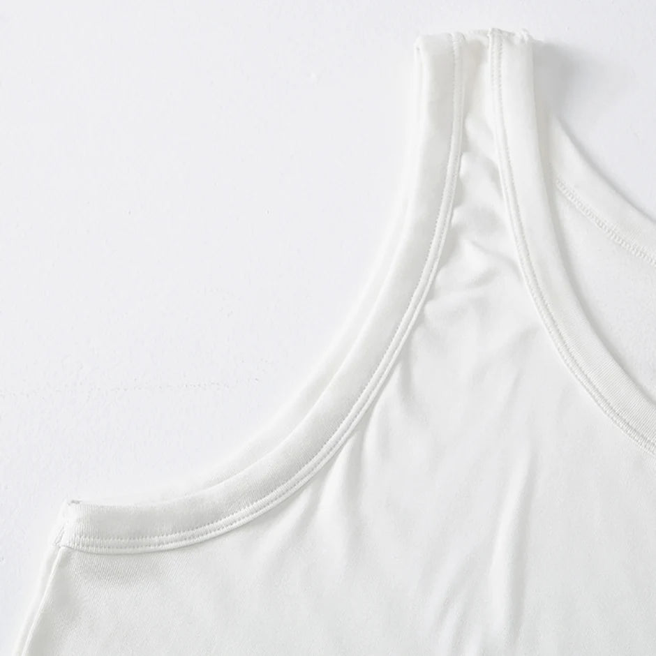1/3 Piece Men's Four Seasons Black And White Classic Color Basic Tank Top