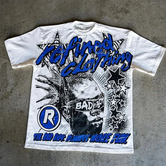 Bad Boy Graphic Print Cotton T-Shir
